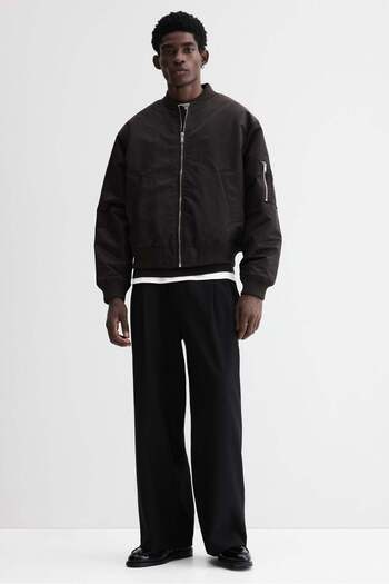 H&M Loose Fit Nylon bomber jacket