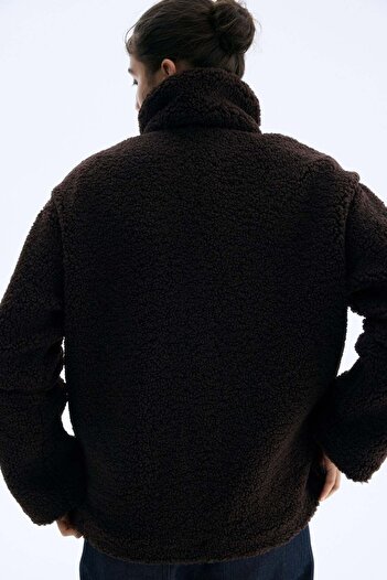 H&M Loose teddy jacket