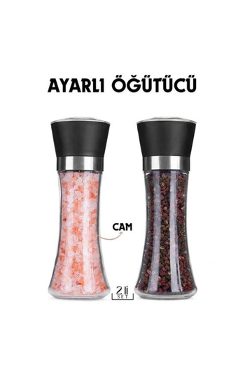shopwave 2 Piece Spice Salt Grinder Set Dees Dickerhoof Design