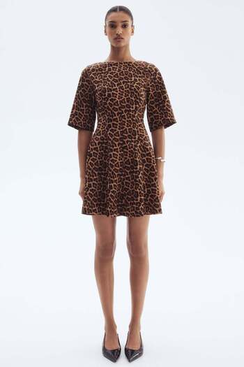 H&M Waisted twill dress
