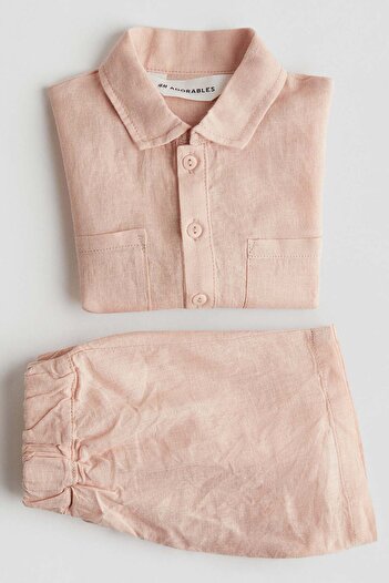 H&M 2-piece linen-blend set