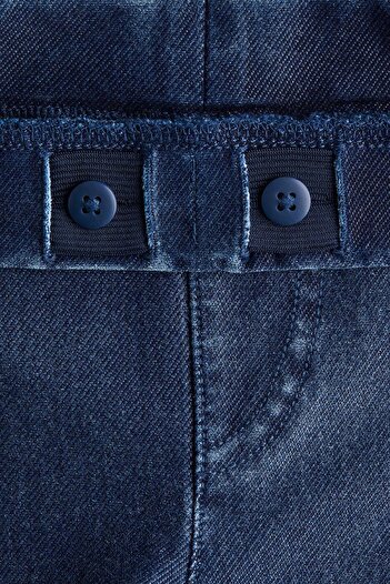 H&M Wide denim-look trousers