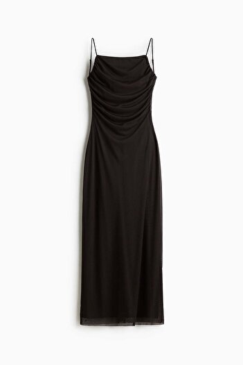 H&M Draped mesh strappy dress