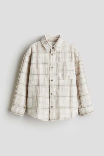 H&M Cotton muslin shirt