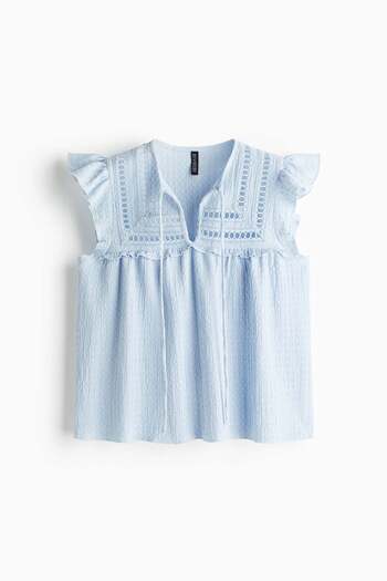 H&M Textured jersey top