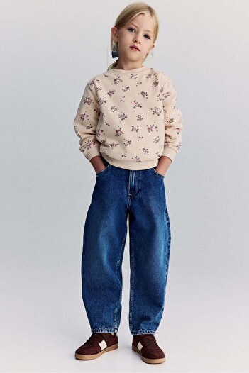H&M Printed brushed-inside sweatshirt
