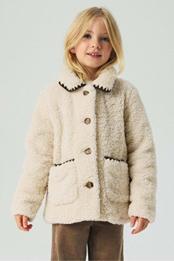 H&M A-line teddy jacket