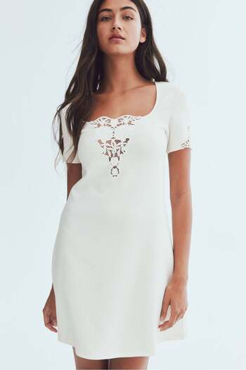 H&M Embroidery-detail dress