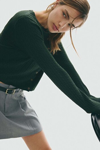 H&M Cable-knit cardigan