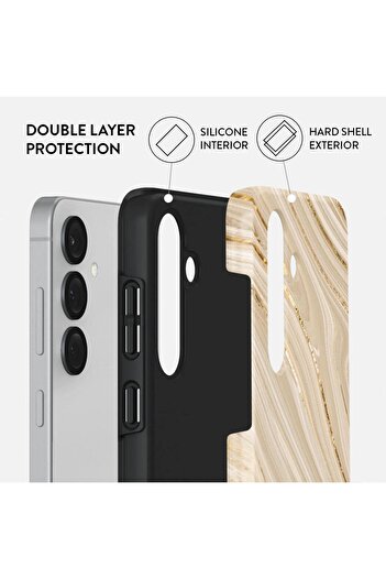 BURGA Husa Dual Layer Full Glam Samsung Galaxy S25