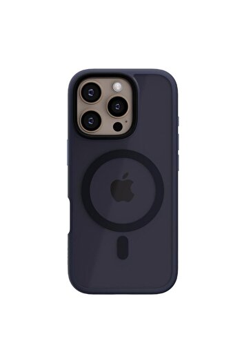 NEXT ONE Husa Mist Shield iPhone 16 Pro, MagSafe, Albastru
