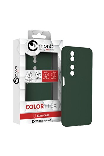 lemontti Soft Edge Silicone Case Honor X7b / X7b 5G / 90 Smart Green