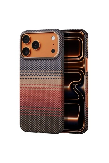 PITAKA MagEZ 7 Pro 600D Ultra-Slim Aramid Magsafe iPhone 17 Pro Sunset Case
