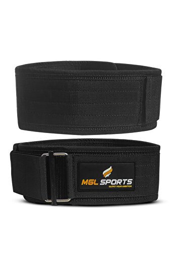MGL SPORTS Nylon Belt – Quick-Lock Adjustable Support, Gym & Fitness