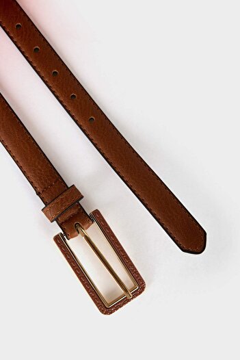 DeFacto Women's Faux Leather 2-Piece Casual Belt F4808Axns