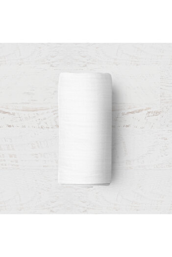 Maki Home Makiteks 100% Cotton White 120X200+50X70 Single Size Fitted Sheet Set