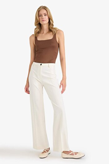 DeFacto Square Neck Snap Fastener Bodysuit F9773Ax25Hs