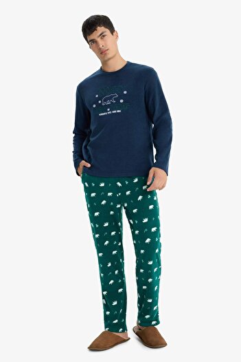 DeFacto Regular Fit Long Sleeve 2-Piece Fleece Set F4671Ax25Wn