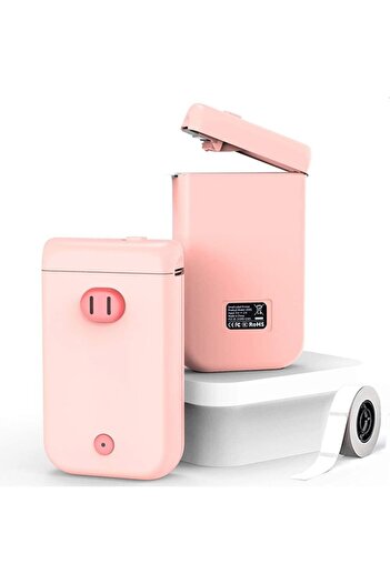 PROCART Thermal printer, portable, 15 mm, Bluetooth 4.0, Android, iOS, waterproof Pink