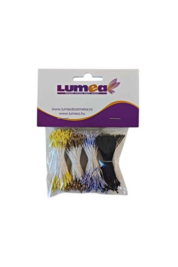 Lumea Stamen Set Yellow, Gold, Purple, Black 2mm, 320 pcs. -