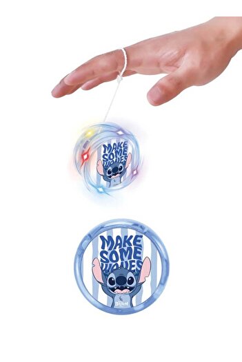 Disney Stitch Light Up Yo-Yo Ball Beginner Rope Spinning Shaft Recreational Ball