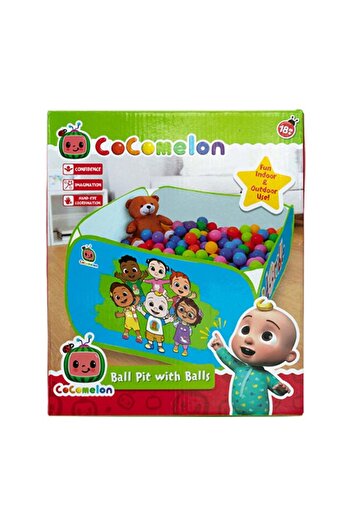 Cocomelon Ball Pit with 200+ Colorful Balls – Foldable Playpen for Toddlers & Kids