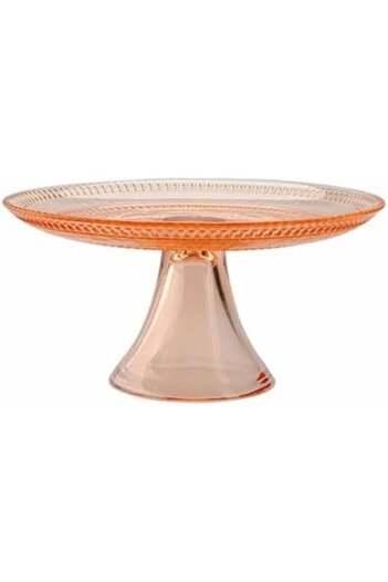 STOREMAX Goldwhirl Lina Orange Footed Plate 17 cm Trendflash 467437