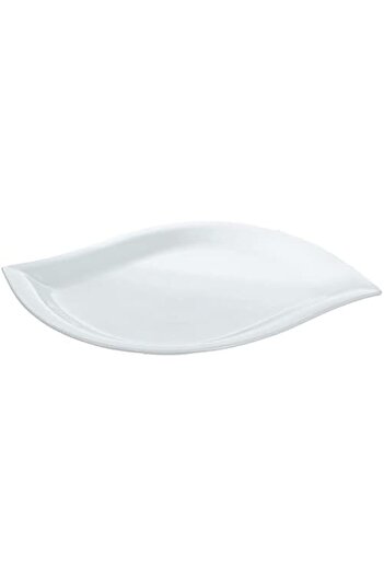 STOREMAX Leaf White House Flat Plate 37cm
