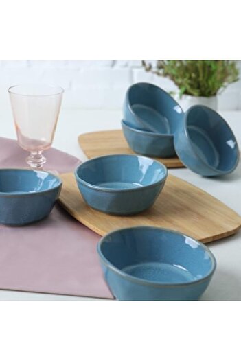 STOREMAX Goldwhirl Granit Turquoise Snack Bowl/Sauce Bowl 12 cm 6 Pieces Q07 Trendflash 467437