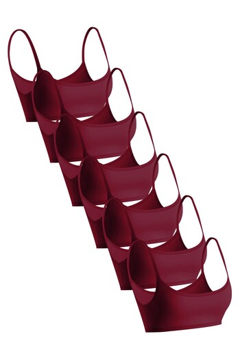 Öts Premium 6-Pack Girls' Training Bras - Gift Boxed, Cotton Fabric, Ultra Soft, Stretchy and