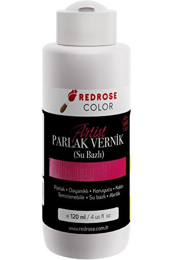 STOREMAX Polysight Rose Acrylic Water Base Glossy Varnish 120 ml Trendzap 467437