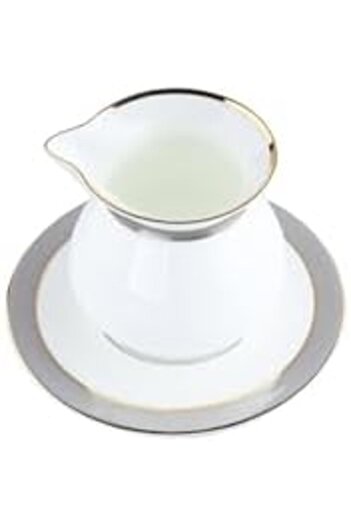 STOREMAX Goldwhirl Limoges Sauce Bowl with Plate 300Cc Trendflash 467437