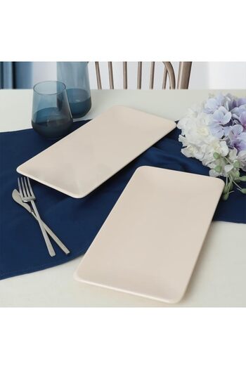 STOREMAX Goldwhirl Krem Siera Boat Plate 33 cm 2 Pieces 030 Trendflash 467437