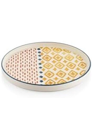 STOREMAX Goldwhirl 4-Person Breakfast Set-10 Pieces-Orange Trendflash 467437