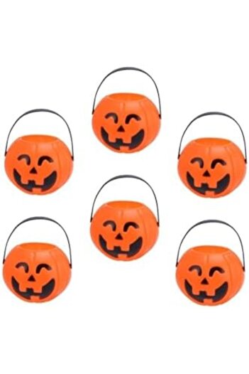 STOREMAX Goldwhirl Holiday Halloween Pumpkin Mini Candy Bucket 6-Piece Trendflash 467437