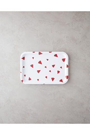 STOREMAX Goldwhirl Watermellies Plastic Tray White - Red Trendflash 467437