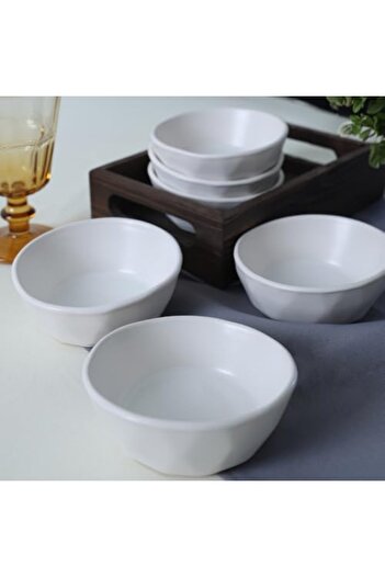 STOREMAX Matte White Snack Bowl/Sauce Bowl 12 cm 6 Pieces 022