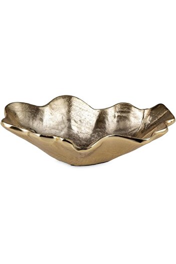 STOREMAX Goldwhirl Carina Decorative Plate 23X17X6.5 cm Trendflash 467437