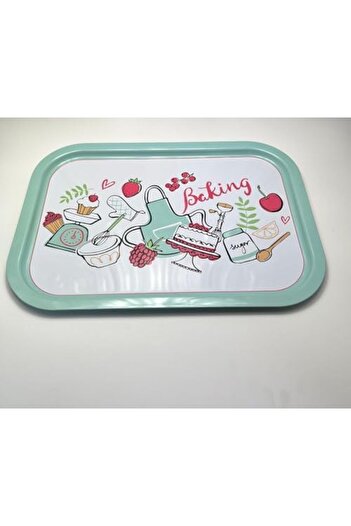 STOREMAX Goldwhirl Metal Tray Set – Baking Patterned Trendflash 467437