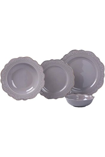 STOREMAX Goldwhirl Art 24 Piece Dinnerware Set Trendflash 467437