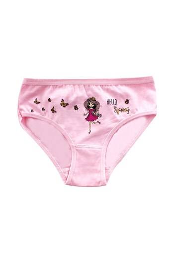 Öts Girl's Underwear 3-Piece Printed (96% Cotton - 4% Elastane)