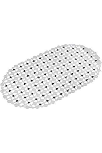 STOREMAX Goldwhirl Mark Eko Series - Bathtub Non-Slip Grooved Oval Mat 63 X 34 Cm, Black Trendflash 4674