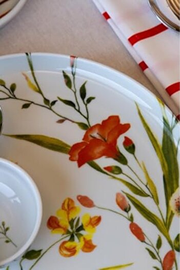 STOREMAX مجموعة فطور جولدويرل مكونة من 14 قطعة لـ 6 أشخاص Fiore trendflash 467437