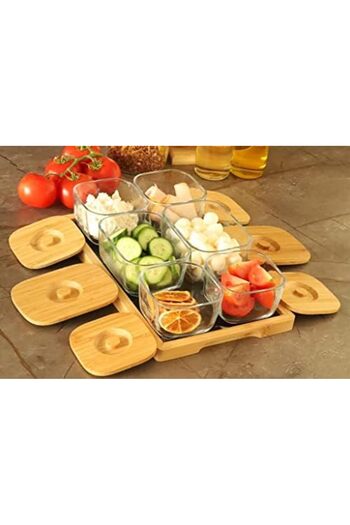 STOREMAX Goldwhirl Krosna - 13 Piece Glass Breakfast Set Trendflash 467437
