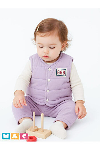 MÇ FAMİLY STORe Cotton Padded Vest for Boys and Girls, Soft & Cozy, 9 - 18 -24 Months