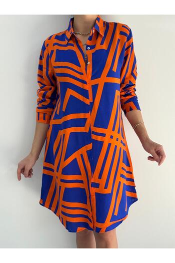 red sable Viscose Dress 100% Cotton Comfortable Cut