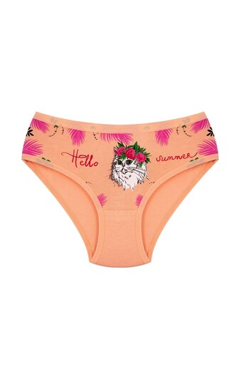 Öts Girl's Underwear 3-Piece Printed (96% Cotton - 4% Elastane)