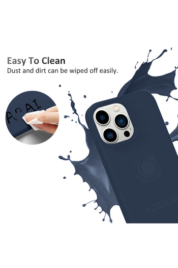 PRIMEEIGHT iPhone 14 Pro Case 6.1 inch Shockproof Curved Edges Apple case Anti Scratch protective case blue