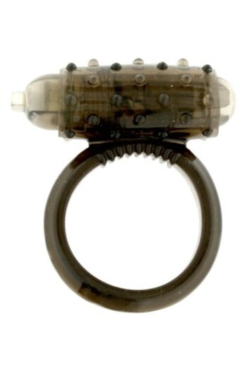 Seven Creations Ring Mini Mini Vibrating Cockring Black
