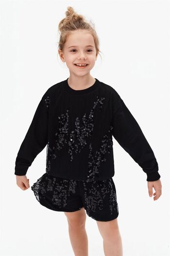 nk kids Girl's Fancy Shorts Black 59526